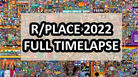 r/place timelapse